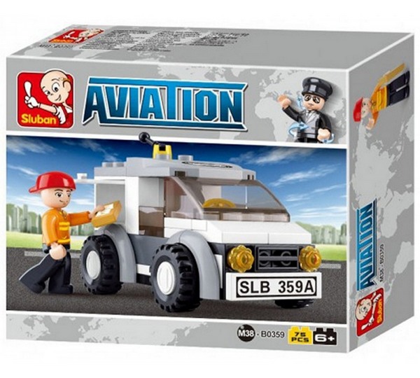 Sluban Aviation Delivery Van, 75 bricks, 1 figure